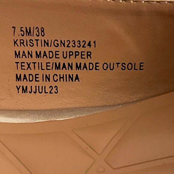 BCBGeneration Kristin Silver Pointed Flat Slingback - Picture 7 of 9